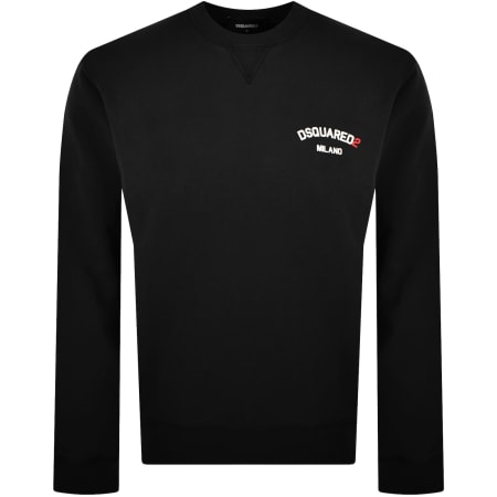 DSQUARED2 Cool Fit Logo Sweatshirt Black | Mainline Menswear